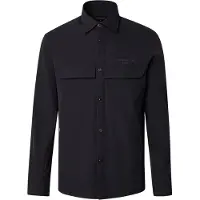 BOSS para homem. 50560403 Camisa Spirit70 preta (S), Preto, Casual, Clássico, Poliéster, Manga comprida