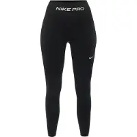 Nike Calças de desporto 'Pro' preto / branco