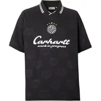 Carhartt WIP Camisa 'Terrace Football' preto / branco
