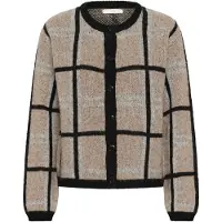 Inwear Casaco de malha bege / preto