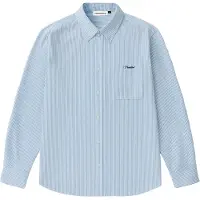 Prohibited Camisa azul claro / branco