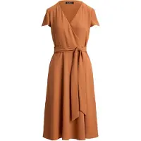 Ralph Lauren Vestido vermelho-alaranjado