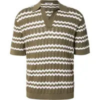 Drykorn Pullover 'LAURENZZO_2' verde / branco