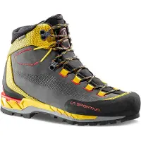 La Sportiva - Calçado caminhada homem - Trango Tech Leather GTX Black/Yellow para Homem - Tamanho 45.5 - Preto
