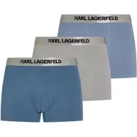 Karl Lagerfeld Boxers azul fumado / cinzento / preto