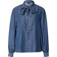 BOSS para mulher. 50566353 Blusa Betilla azul (42), Casual, Manga comprida, Lyocell