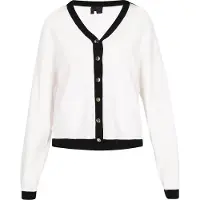 Dreimaster Klassik Casaco de malha 'Classic Look' preto / branco