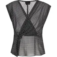 Dreimaster Klassik Blusa preto / branco