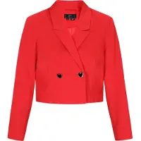 Faina Blazer vermelho