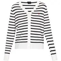 Dreimaster Casaco de malha preto / offwhite