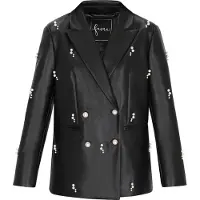 Faina Blazer 'Fashion Look' preto