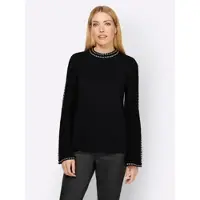 HEINE Pullover preto / branco