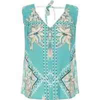 Cream Blusa 'CRTiah' bege / aqua / preto