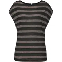 LASCANA Pullover taupe / preto / prata