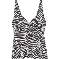 LASCANA Top de tankini creme / preto