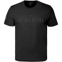 La Martina Camisa antracite / preto