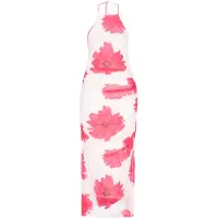 IZIA Vestido rosa / branco