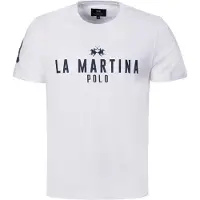 La Martina Camisa marinho / branco