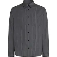 Karl Lagerfeld Camisa cinzento escuro / branco