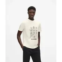 Karl Lagerfeld Camisa creme / preto