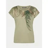 KOROSHI Camisa ouro / verde claro / verde escuro / branco