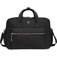 Tommy Hilfiger Mala 'TH Monogram Plaque Changing' preto
