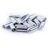 Wheels Manufacturing Ponteira De Cabo Alloy 5mm 50 Unidades