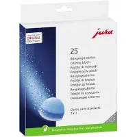 Jura Pastilhas de limpeza 3 em 1 | 25 unidades
