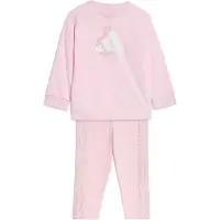 Adidas Fato de treino 'ANIMAL LEGGINGS' castanho claro / cor-de-rosa / branco
