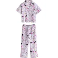 Next Pijama 'Hello Kitty' lavanda / rosé / preto / branco