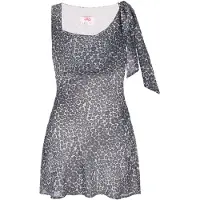 Mymo Vestido cinzento / preto