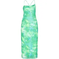 IZIA Vestido azul / verde