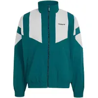 Adidas Originals Casacos fato de treino BLOCKED TRACK TOP homens - Verde - EU L