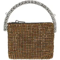 Faina Mala de ombro 'Wristlet' ouro