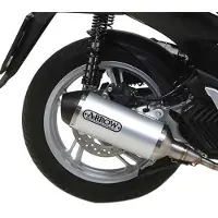 Arrow Silenciador Homologado Urban Aluminium Dark With Dark End Cap Honda Sh 125i/150i ´20-22