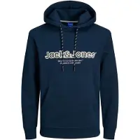 Jack & Jones Sweatshirt 'JORLakewood' bege / marinho / preto / branco