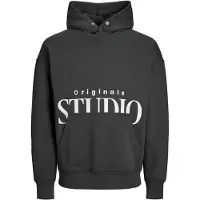 Jack & Jones Sweatshirt 'Vesterbro' antracite / branco