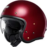 Shoei J.O2 Capacete Bordô/Metálico XS vermelho