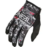 O'Neal Ataque Mayhem Luvas MX Preto/Branco M