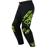 O'Neal Calças de cross Element Static Preto/Amarelo 30 homens