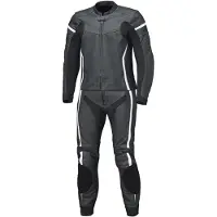 Held Spire II 52615 Fato de couro de 2 peças Preto/Branco 48