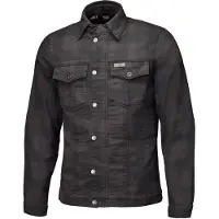 Held Woodland 62310 Camisa de motociclista Preto/Cinzento 2XL