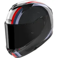 Nolan X-904 ULTRA CARBONO GEMINI Capacete Integral Branco/Azul/Vermelho M