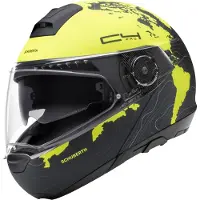 Schuberth C4 Pro Magnitudo Yellow capacete articulado Mate/Preto/Amarelo 65 unissexo, tamanho XXXL