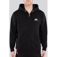 Alpha industries Hoddie c/fecho Basic Preto XL