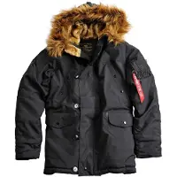 Alpha industries Casaco de inverno 'Explorer' preto
