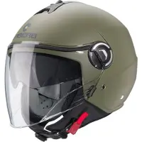 Caberg Riviera V4 X Jet Capacete Mate/Verde M unissexo