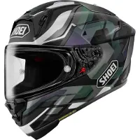 Shoei X-SPR Pro Valion TC-5 Capacete Integral Mate/Preto/Cinzento/Branco XL