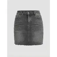 KOROSHI Saia preto denim