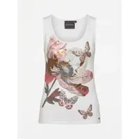KOROSHI Top cobre / cinzento / cor-de-rosa / branco